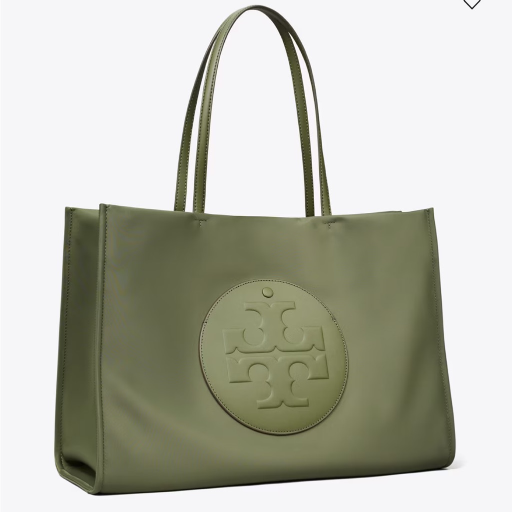 Tory Burch Ella Tote In Sage Green